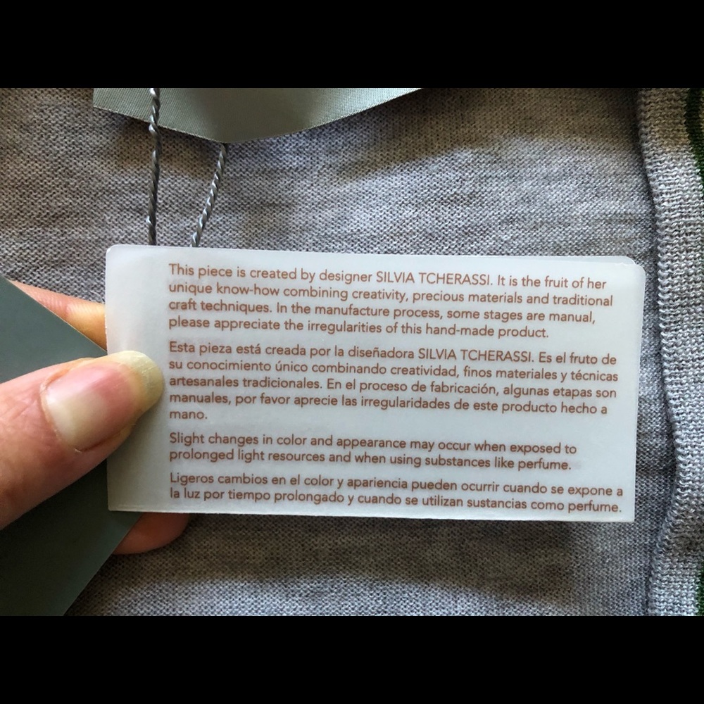 Silvia Tcherassi Germans Patterned Wool Cardigan - image 3